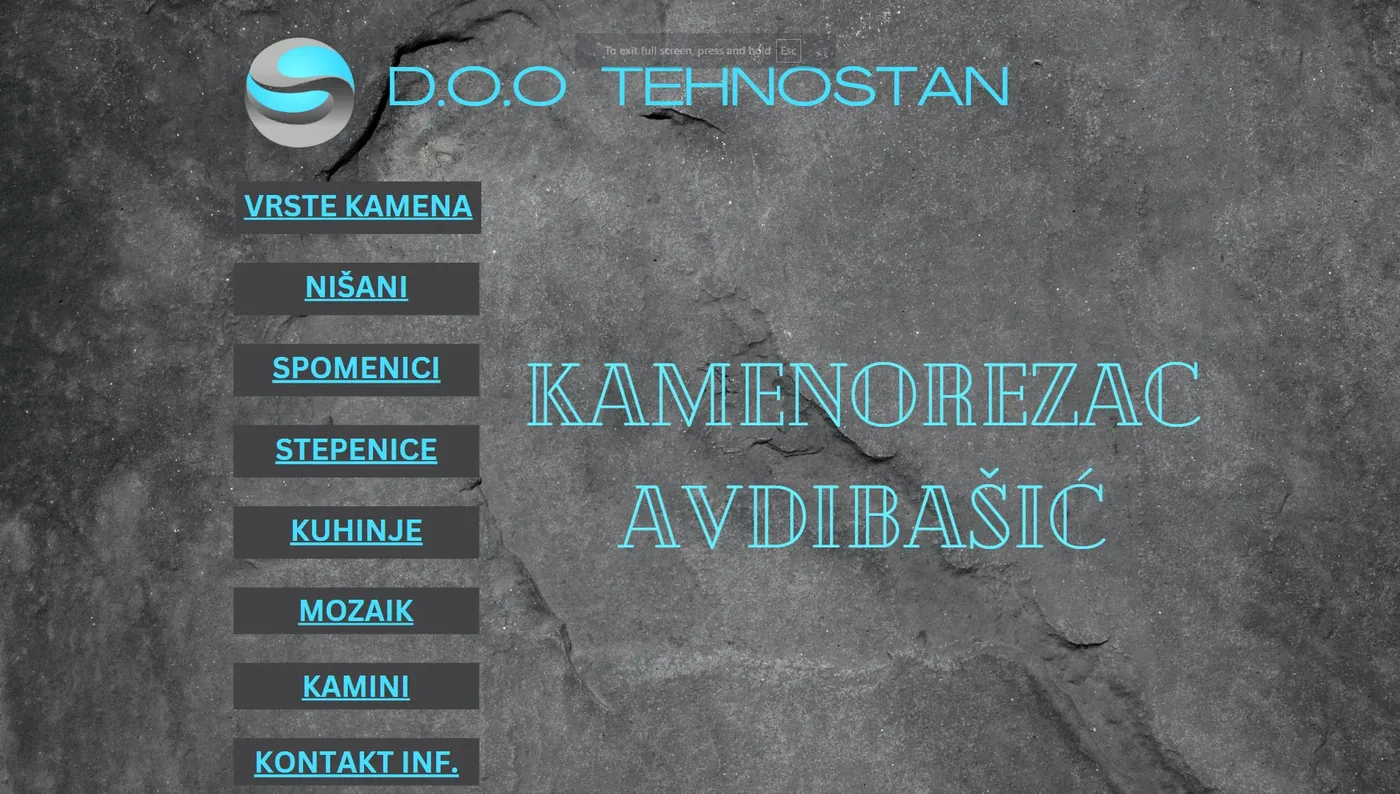 D.O.O. Tehnostan — Prije